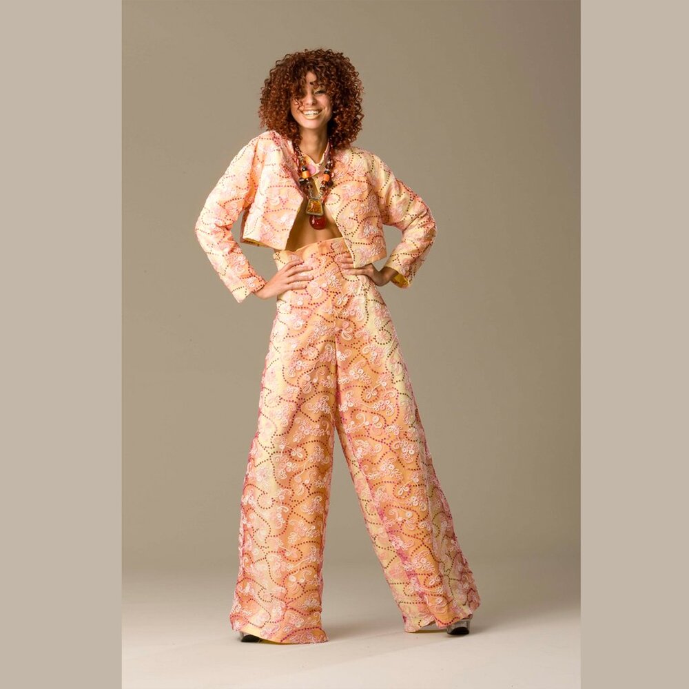 TWO-PIECE ENSEMBLE PANT SUIT - Picture 9 of 14